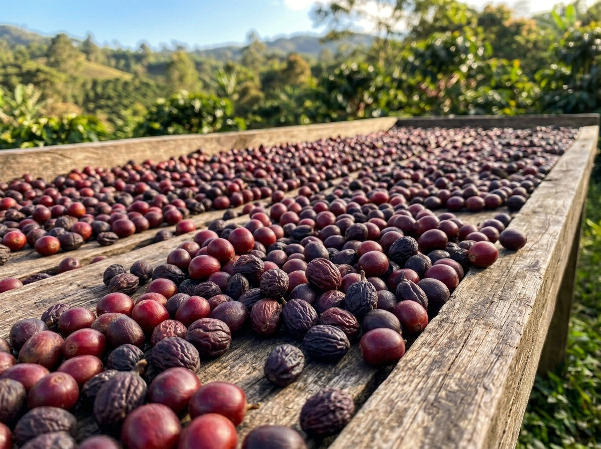 Natural Coffee: Warum schmeckt er nach Beeren? Die Magie der trockenen Aufbereitung